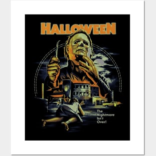 Retro Halloween Movie Posters and Art